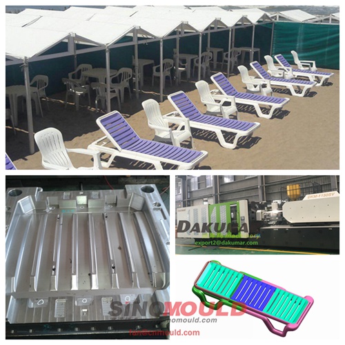  Beach chair injection molding line
